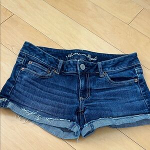 American Eagle Outfitters Dark Blue Jean Shorts